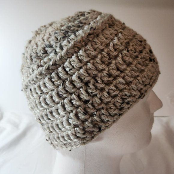 Beanie Winter Hat Aran Wool Blend machine wash and dry - Picture 5 of 7